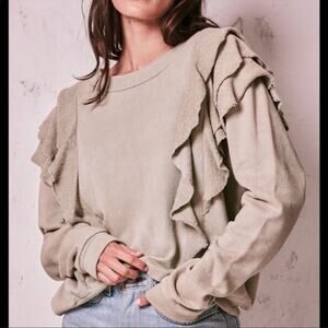 Loveshackfancy ruffle sweatshirt
